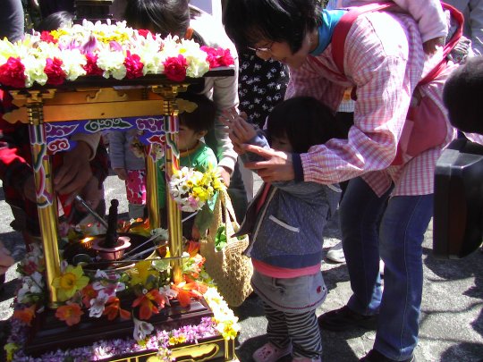 お釈迦様の「花まつり」